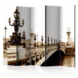 Parawan 5-częściowy - Most Aleksandra III, Paryż II [Room Dividers]
