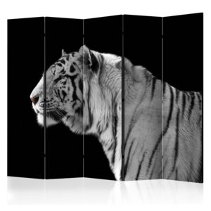 Parawan 5-częściowy - Biały tygrys II [Room Dividers]