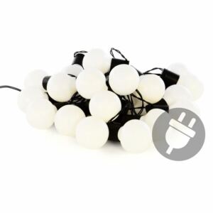 Oświetlenie - łańcuch 20 białych LED ciepło-biała