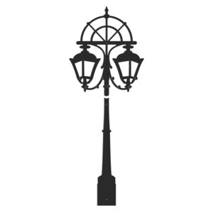 Wieszak ścienny LAMPA ULICZNA W161 130cm