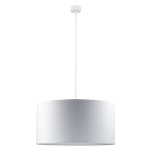 Biała lampa wisząca z białym kablem Sotto Luce Mika, ⌀ 50 cm
