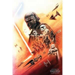 Plakat, Obraz Star Wars Skywalker - odrodzenie - Kylo Ren, (61 x 91,5 cm)