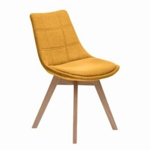 Krzesło Arosa Tapicerowane żółte