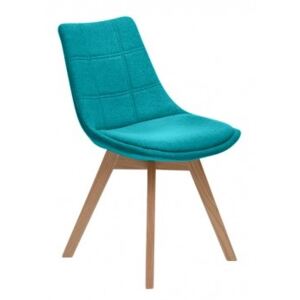 Krzesło Arosa tapicerowane turkusowy