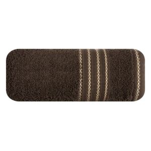 Ręcznik EUROFIRANY Lara, brązowy, 50x90 cm