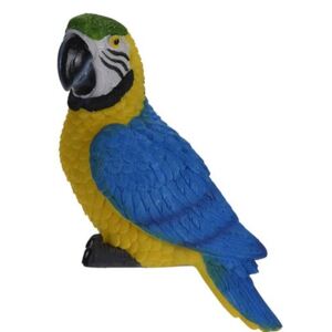 Papuga dekoracyjna Ara ararauna, 7 x 10 x 18 cm