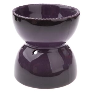 Ceramiczna lampa aromatyczna Formia fioletowy, 10,8 x 11,5 x 10,8 cm