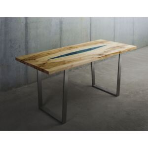 TEAR stół drewniany w industrialnym stylu