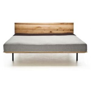 MODO minimalistyczne łóżko z litego drewna w stylu loftowym