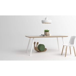 MEZZO SOFT BICOLOR minimalistyczny stół styl industrialny