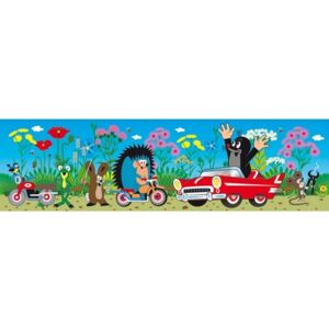 Pas dekoracyjny Krecik i samochodzik, 500 x 14 cm