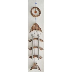 Drewniane dzwonki Ryba, 72,5 cm