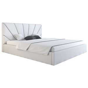 Tapicerowane łóżko z pojemnikiem 180x200 - Senti 2X