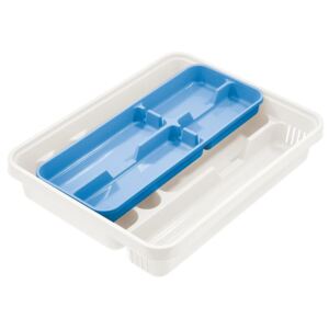 Tontarelli 2-częściowa wkładka do szuflady Mixy, kremowy/jasnoniebieski