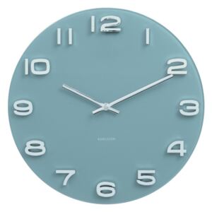 Niebieski zegar Karlsson Time Vintage