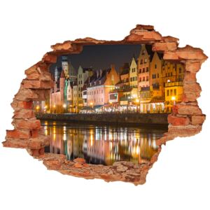 Fototapeta dziura na ścianę 3d Gdańsk Polska