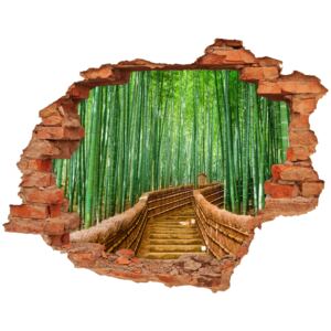 Naklejka fototapeta 3D na ścianę Bambusowy las