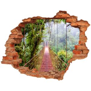 Naklejka fototapeta 3D na ścianę Most w tropikach