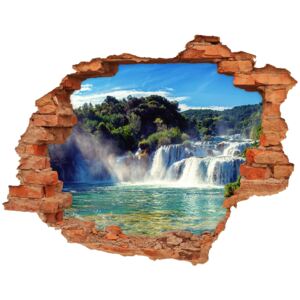 Naklejka fototapeta 3D na ścianę Wodospady Krka