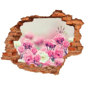 Samoprzylepna dziura na ścianę Kwiaty dzikiej róży