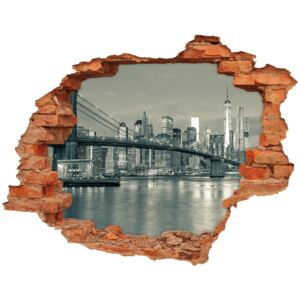 Fototapeta dziura na ścianę Manhattan Nowy Jork