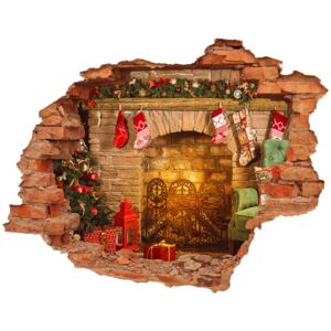 Samoprzylepna naklejka na ścianę Ozdoby świąteczne