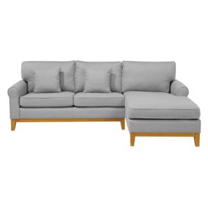 Narożnik jasnoszary - kanapa - sofa - narożna - wypoczynek - NEXO