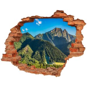 Samoprzylepna dziura na ścianę Panorama Tatr
