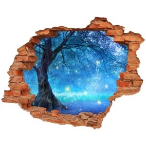 Samoprzylepna dziura na ścianę Tajemniczy las