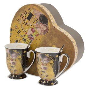 Ceramiczny zestaw kubków Klimt