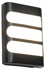 Zewnetrzna Kinkiet / Lampa scienna zewnętrzny czarny z diodą LED i czujnikiem światła / ciemności - Gaev Oswietlenie zewnetrzne