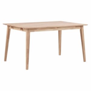 Lakierowany matowy stół z drewna dębowego Rowico Mimi, dł. 140 cm