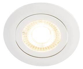 Zestaw 5 reflektorów do wbudowania w kolorze białym, w tym diody LED z 3-stopniowym ściemnianiem - Mio Oswietlenie wewnetrzne