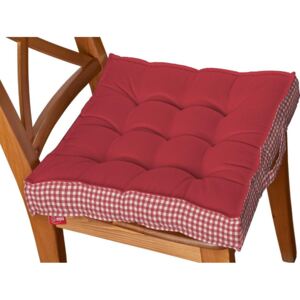 Siedzisko Kuba na krzesło DEKORIA Quadro, czerwony, 50x50x10 cm