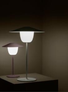 Lampa LED przenośna h33cm Warm Gray ANI LAMP BLOMUS mantecodesign