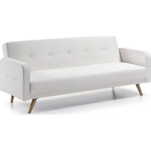 Sofa rozkładana Regor 210x82 cm biała