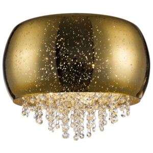 Plafon LAMPA sufitowa VISTA C0076-05K-F4GQ Zumaline szklana OPRAWA glamour z kryształkami crystal złota
