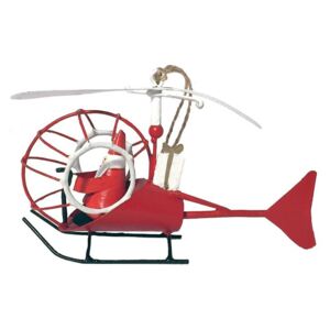 Wisząca ozdoba świąteczna G-Bork Santa in Helicopter