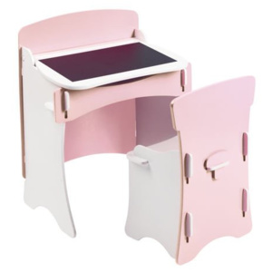 Kidsaw biureczko i krzesło - różowe dla dzieci