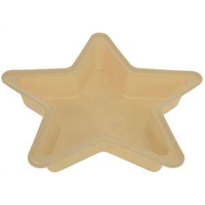 Silikonowa forma do pieczenia La Cucina w kształcie gwiazdy 26 x 26 x 4 cm żółta