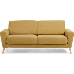 Sofa Guy 192x88 cm musztardowa