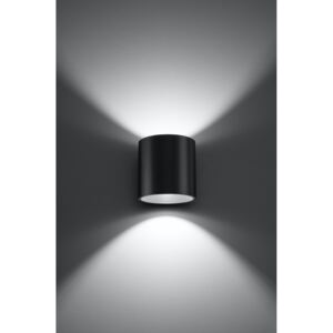 SOLLUX Lampa Loft Kinkiet ORBIS 1 Antracyt Oświetlenie Kostka na Ścianę LED
