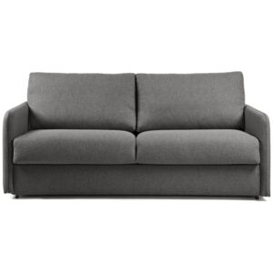Sofa rozkładana Komoon 182x92 cm grafitowa z pianką poliuretanową