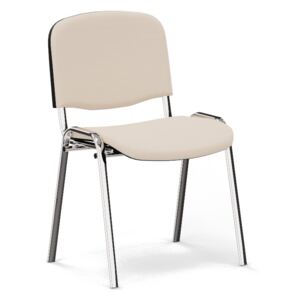 Krzesło konferencyjne ISO beige chrome