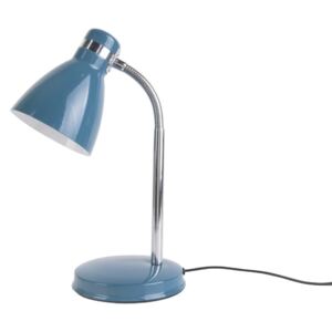 Niebieska lampa stołowa Leitmotiv Study Blue