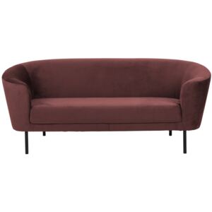 Sofa Komatsu 3-osobowa 200 cm ciemnoczerwona