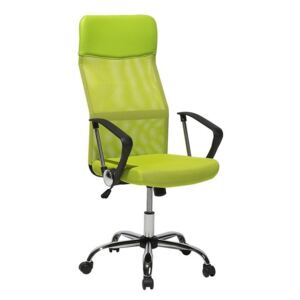 Krzesło biurowe zielone regulowana wysokość DESIGN