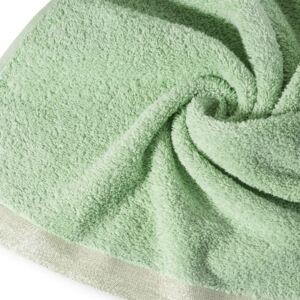 Ręcznik z bawełny z błyszczącym brzegiem 50x90cm biały 50x90