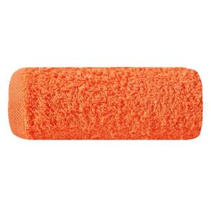 Ręcznik bawełniany gładki pomarańczowy 50x90 cm 50x90