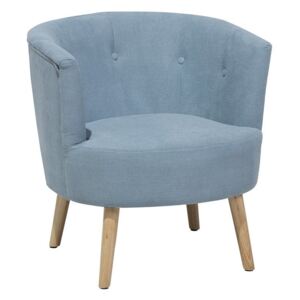 Fotel tapicerowany niebieski ODENZEN
